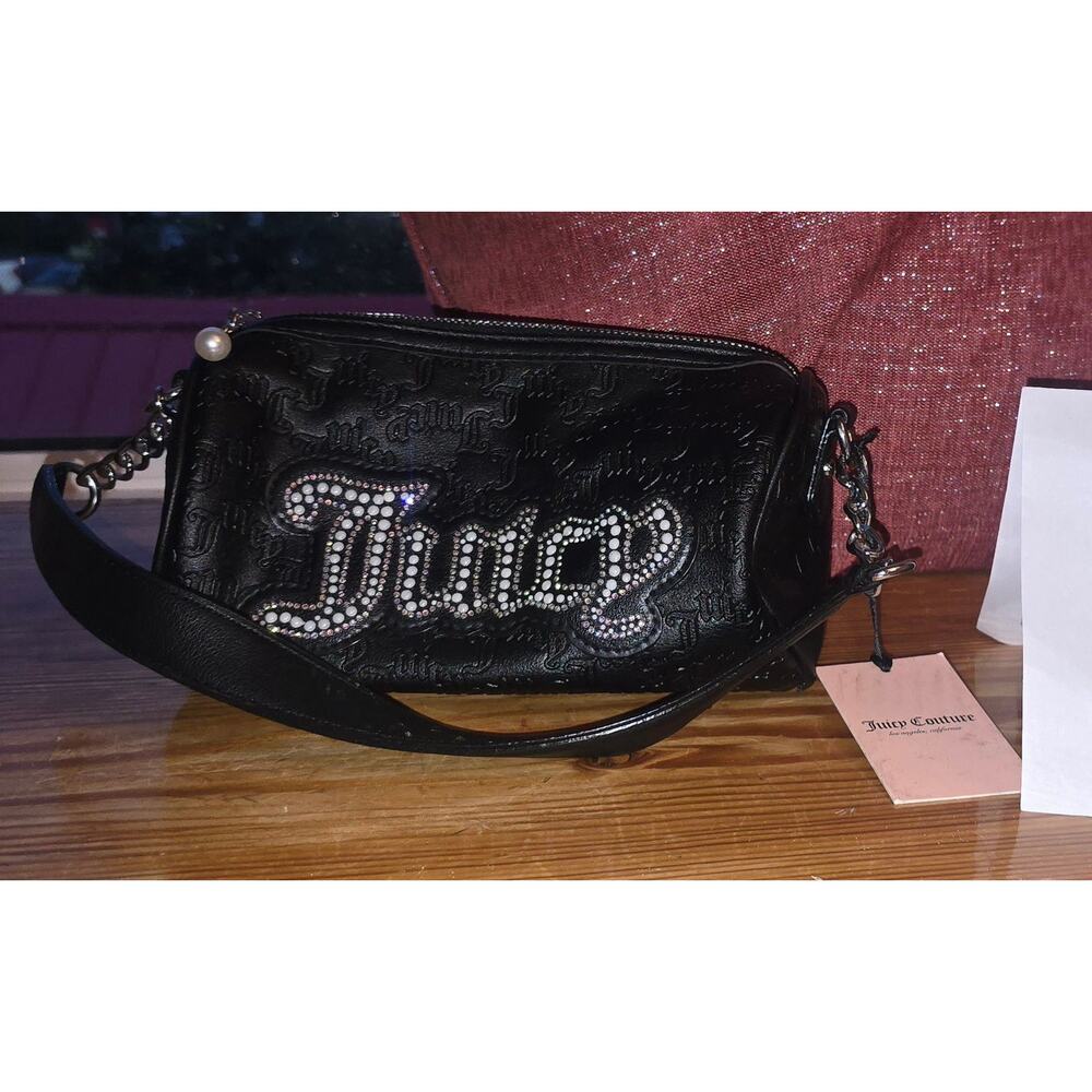Juicy Couture String of Pearls Barrel Bag